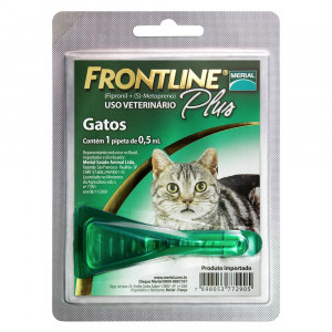 Frontline Plus Gatos  Antipulgas e Carrapatos